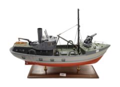 LARGE MODEL NAVAL BOAT