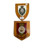 2 MILITARY PLAQUES