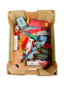 BOX OF DINKY & OTHER MODEL CARS