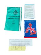 QUANTITY OF MILITARY BOOKLETS ETC