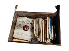 TIN OF OLD RECORDS