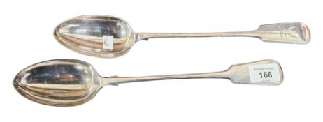 2 LARGE VICTORIAN STUFFING SPOONS