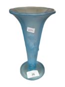 ART DECO FROSTED GLASS VASE