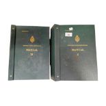 2 VOLUMES OF R.U.C (ROYAL ULSTER CONSTABULARY) MANNUALS