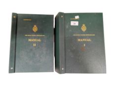 2 VOLUMES OF R.U.C (ROYAL ULSTER CONSTABULARY) MANNUALS
