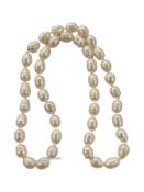 RIDGED PEARL NECKLACE