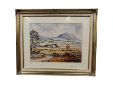 NICELY FRAMED SINGED PRINT - SLEMISH - R.W.YOUNG