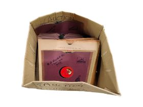 COLLECTION OF OLD GRAMAPHONE RECORDS