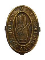 U.V.F (ULSTER VOLUNTEER FORCE) CAP BADGE