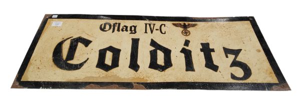 VINTAGE SIGN - COLDITZ