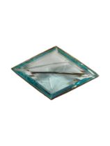 BLUE TOPAZ BROOCH