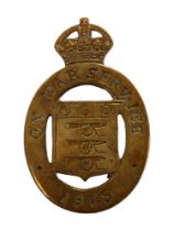 ON WAR SERVICE 1915 BADGE 91292