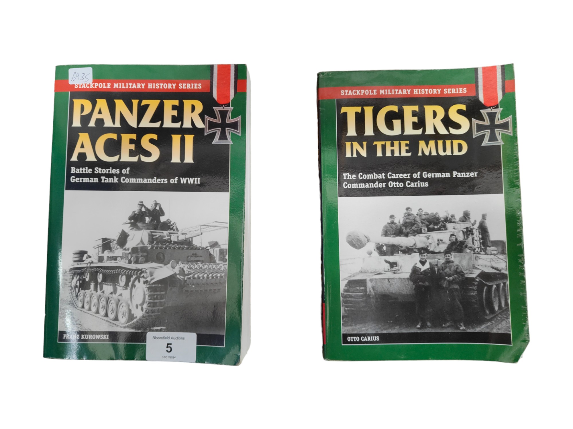 TWO BOOKS ON GERMAN TANKS