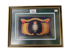FRAMED ROYAL REGIMENT OF FUSILIERS 12 X 9
