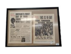 FRAMED WAR PAPERS