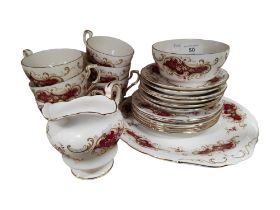 21 PIECE PARAGON 'MAJESTIC' TEASET