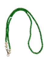 JADE AND PEARL NECKLACE