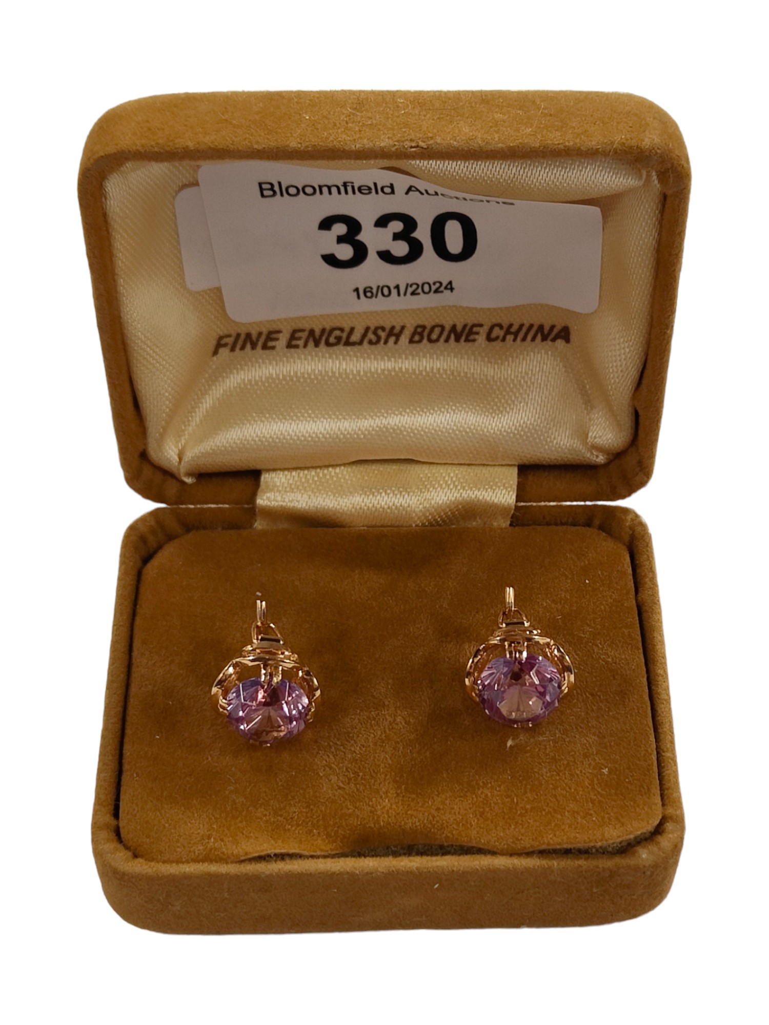 PAIR OF 14 CARAT GOLD EARRINGS