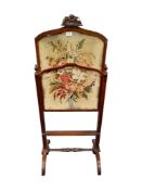 VICTORIAN TAPESTRY FIRESCREEN