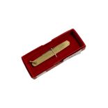 RARE 9 CARAT GOLD CASED PEN KNIFE