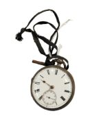 SILVER CASED POCKET WATCH - LONDON