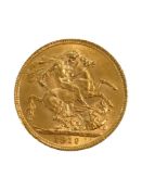 GOLD FULL SOVEREIGN 1912 GEORGE V