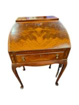 ANTIQUE MAHOGANY LADIES WRITING DESK