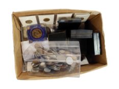 BOX OF COINS