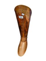 COPPER BOOT SHAPED STICK STAND