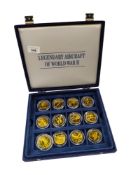 LEGENDARY AIRCRAFT OF WORLD WAR 2 COIN SET