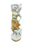 LARGE ROYAL DUX FIGURE - THE WATER CARRIER 58CM