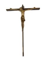 ANTIQUE BRASS CRUCIFIX