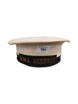 ORIGINAL H.M.S BELFAST SAILORS HAT