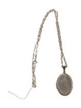 SILVER LOCKET AND BELCHER CHAIN