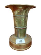 TRENCH ART VASE