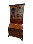 GEORGIAN BUREAU BOOKCASE