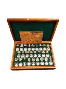 FULL SET OF GREAT BRITISH REGIMENTS - 52 X SILVER COINS, EACH COIN WEIGHING 45 GRAMS & EACH