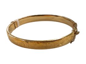 VINTAGE ROLLED GOLD BANGLE