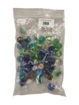 BAG OF ANTIQUE MARBLES