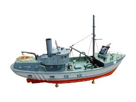 LARGE MODEL NAVAL BOAT