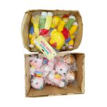 2 BOX LOTS OF SOFT TOYS