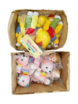 2 BOX LOTS OF SOFT TOYS