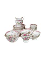 21 PIECE VINTAGE TUSCAN CHINA TEA SET