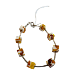 SILVER & AMBER BRACELET