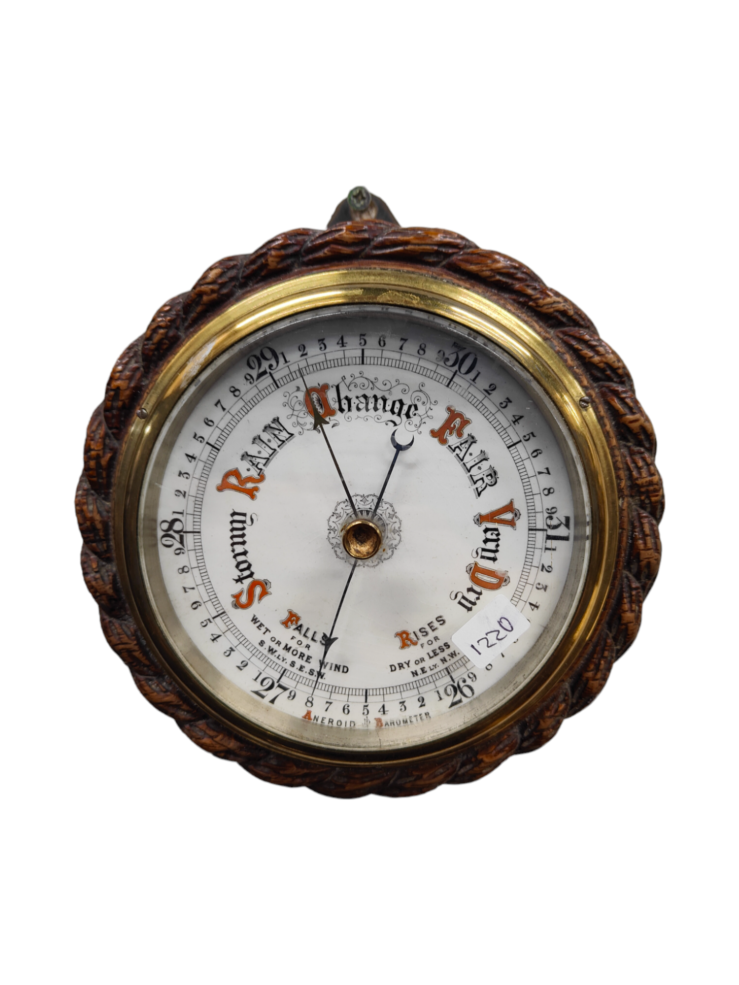 ROPE EDGED BAROMETER