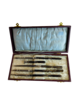 ANTIQUE CASED WRITING SET