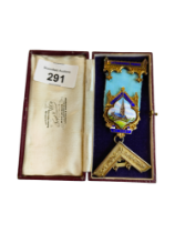 SILVER MASONIC JEWEL