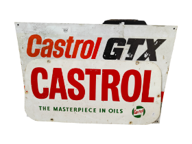 2 CASTROL SIGNS