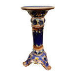 ANTIQUE MAJOLICA STYLE JARDINERE STAND