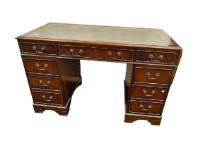 TWIN PEDESTAL DESK